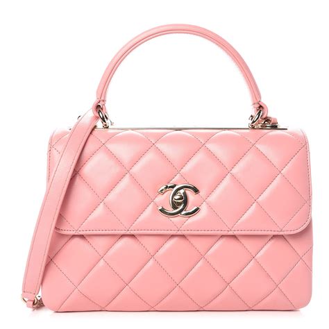 small pink Chanel bag